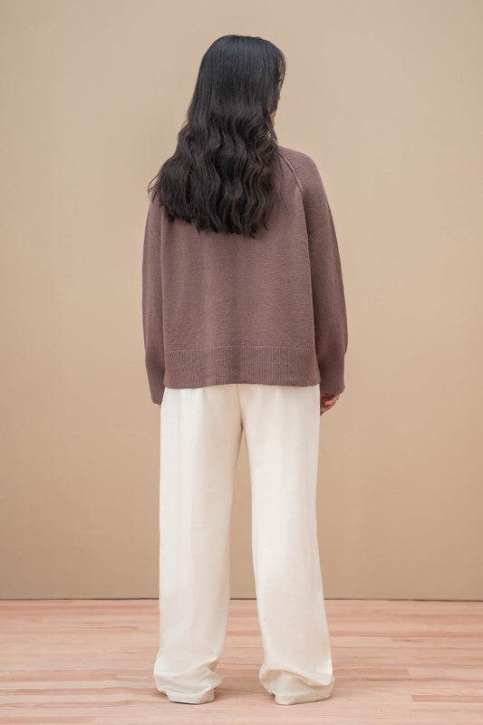 CROPPED RAGLAN CARDIGAN