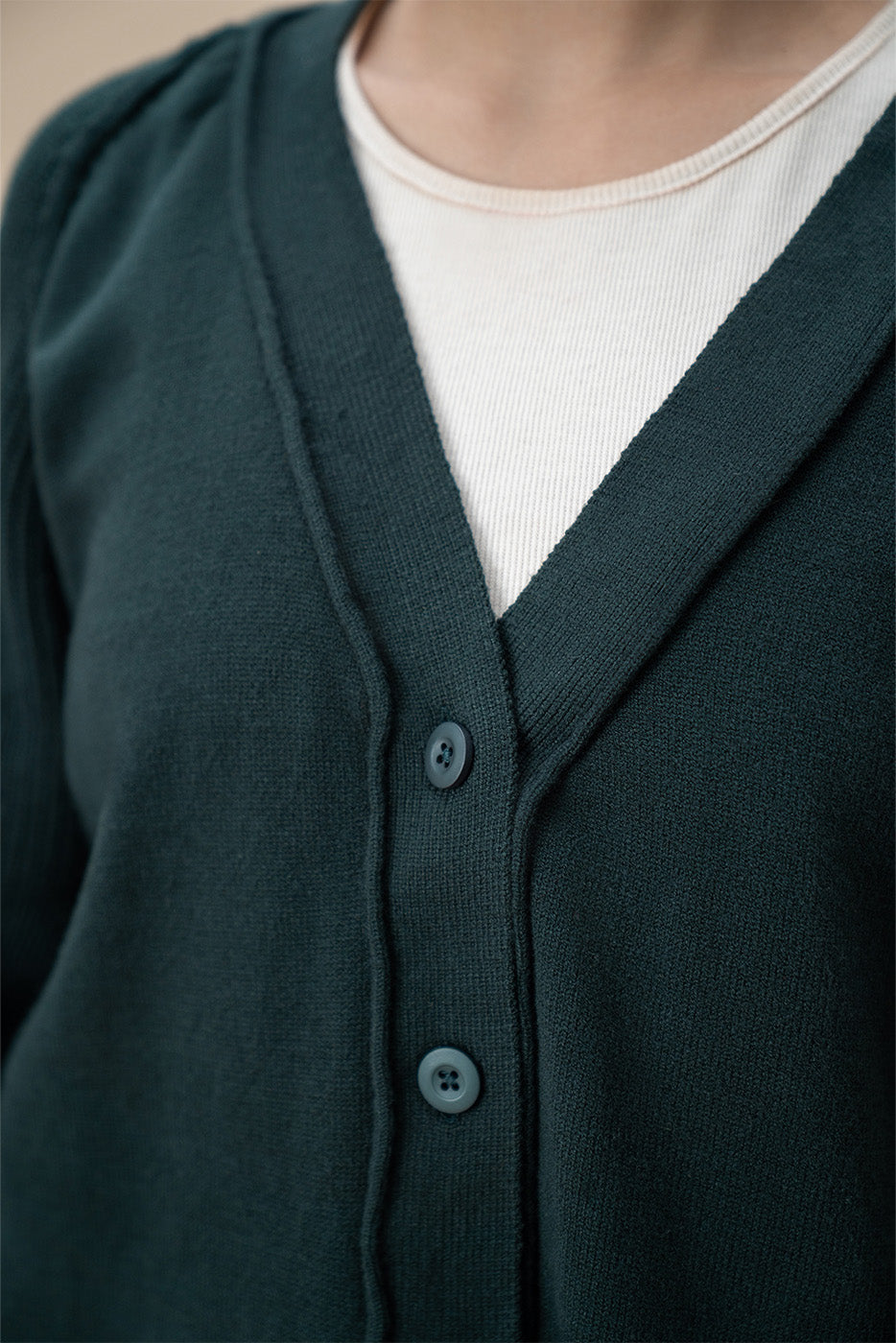 CROPPED RAGLAN CARDIGAN