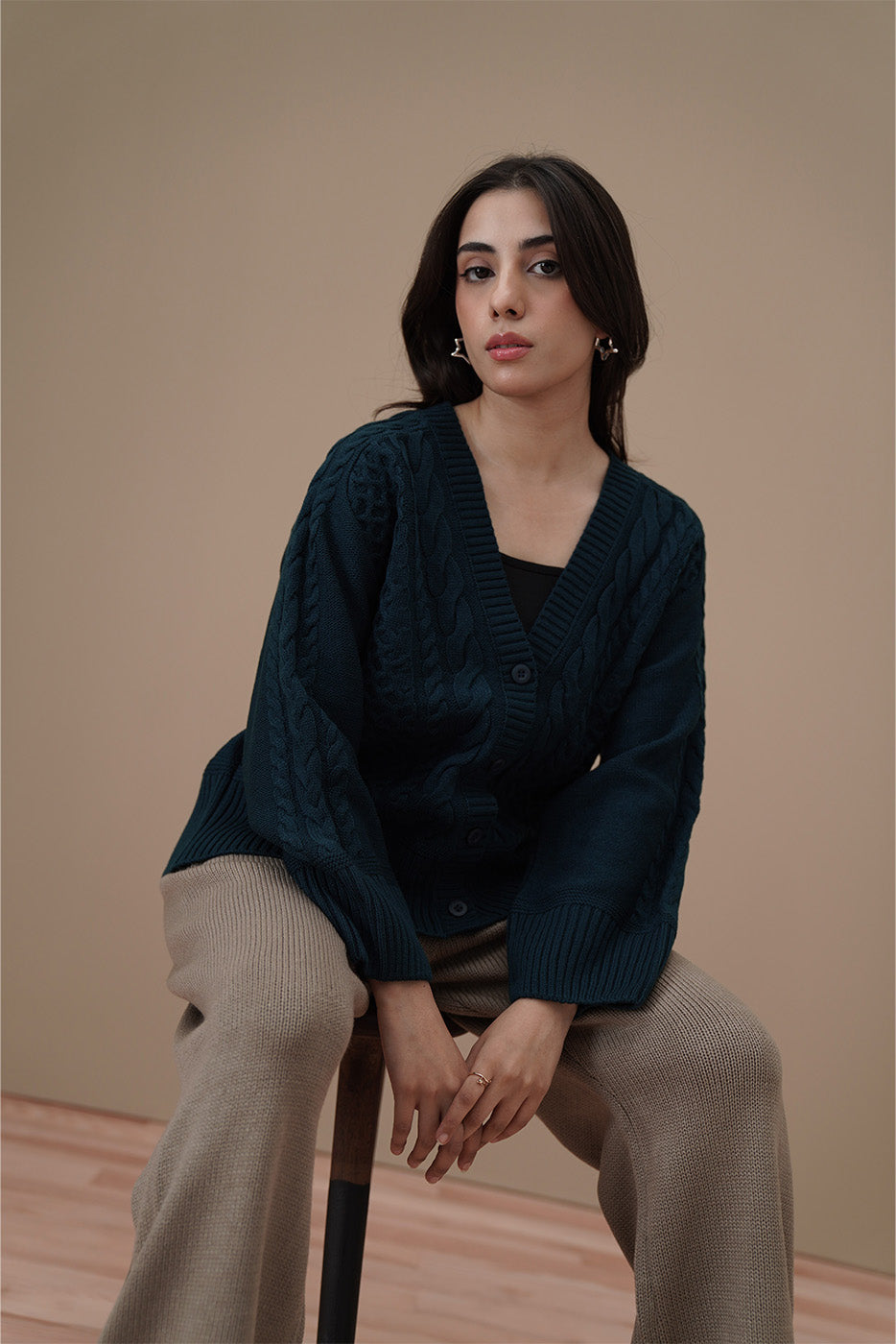 CHUNKY KNIT CARDIGAN