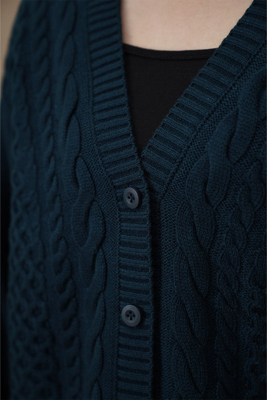 CHUNKY KNIT CARDIGAN