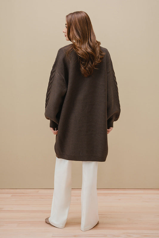 CABLE KNIT SHRUG