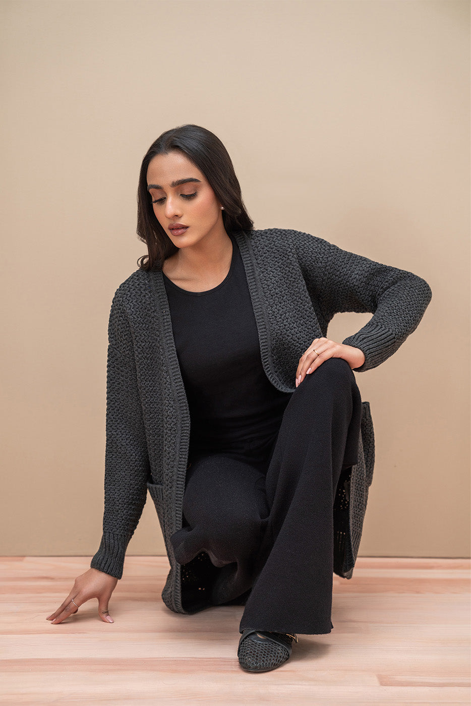 CHUNKY KNIT SHRUG