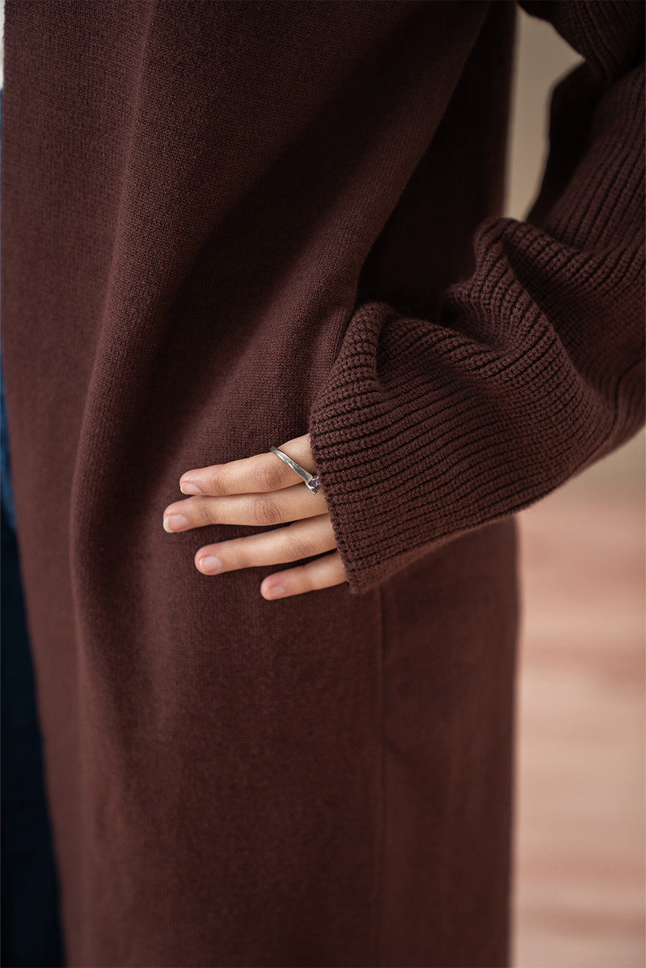 RAGLAN MID-LENGTH SHRUG