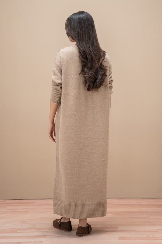 MOCK NECK DRESS LONG DRESS