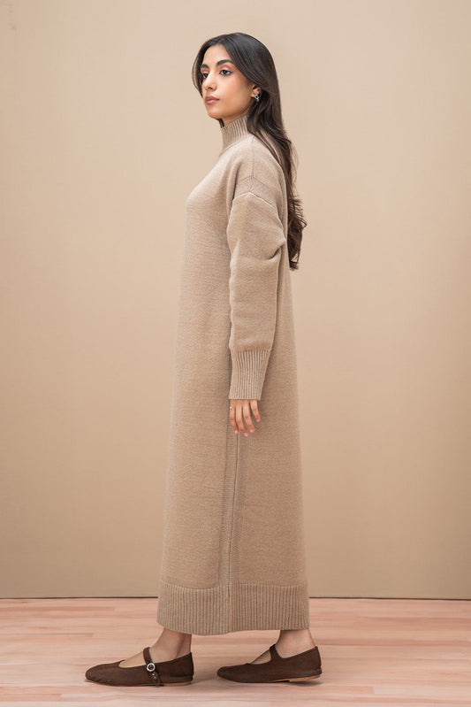 MOCK NECK DRESS LONG DRESS