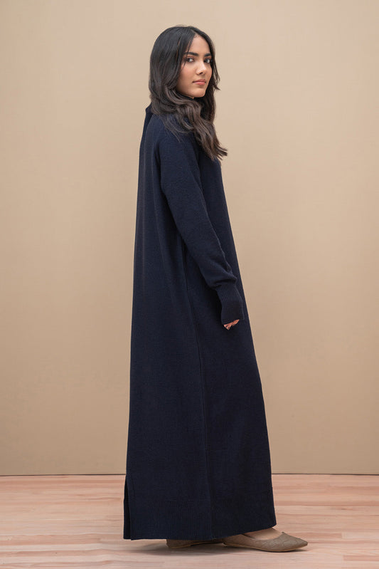 LONG MOCK NECK DRESS