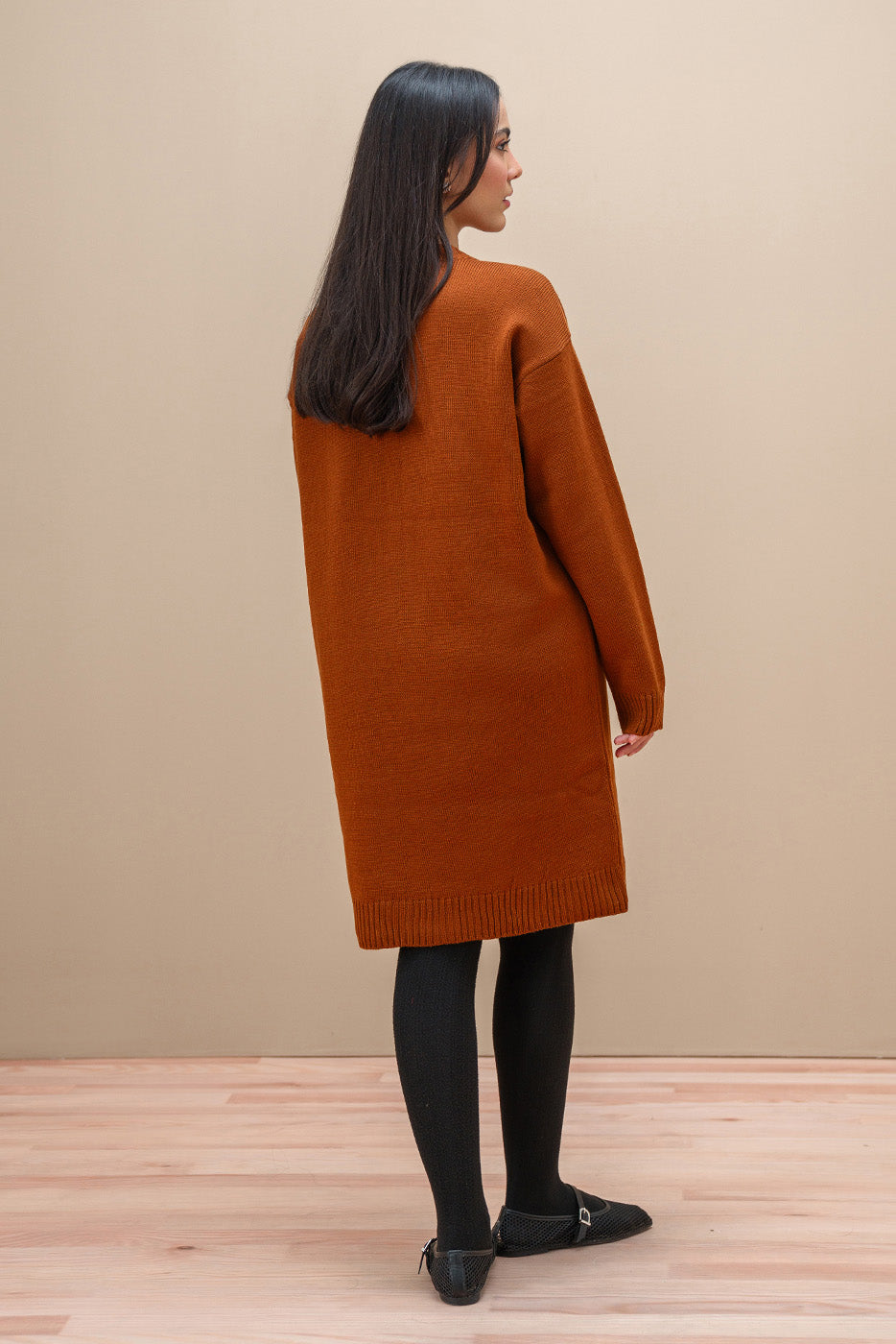 CREW NECK SHORT DRESS