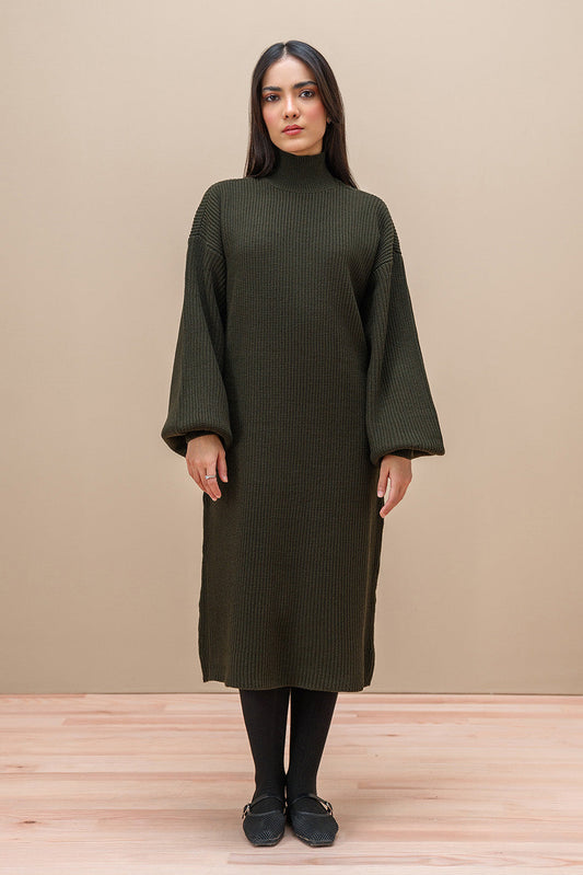 BALLOON SLEEVES DRESS