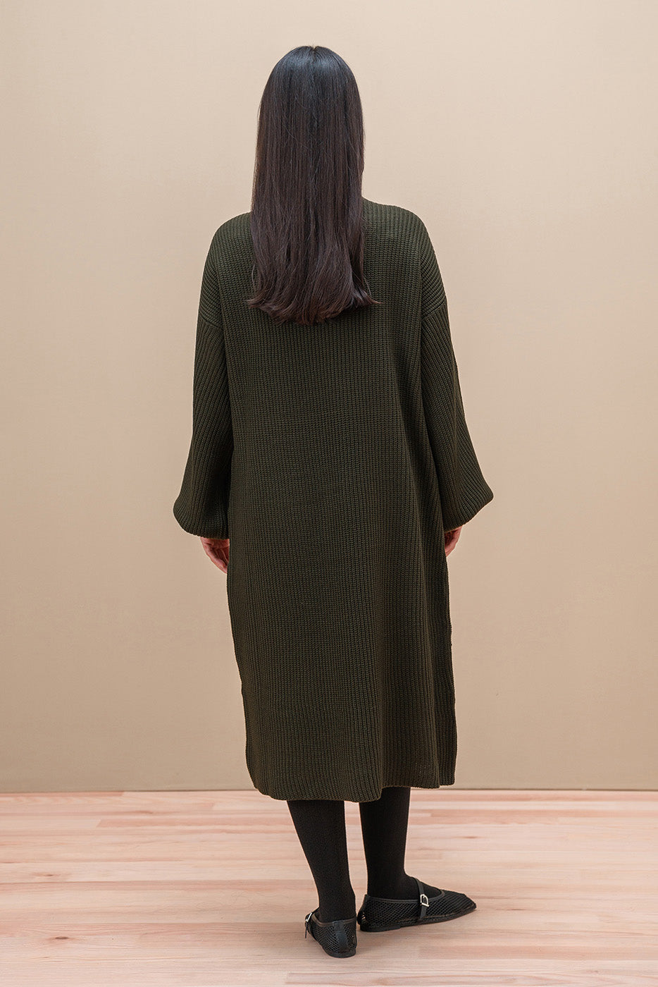 BALLOON SLEEVES DRESS