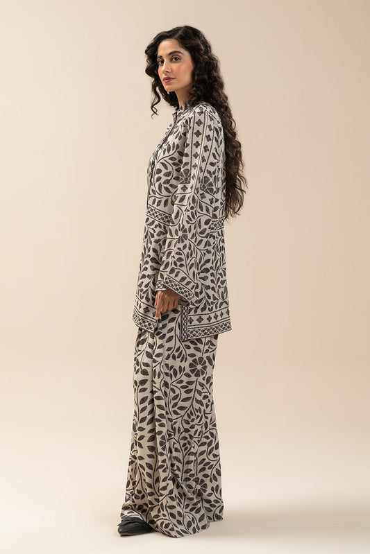 2 PIECE PRINTED LINEN SUIT-SAVANA FIELD (UNSTITCHED)