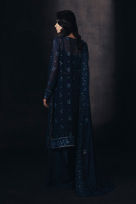 4 PIECE EMBROIDERED CHIFFON SUIT-CELESTIAL MUSE (UNSTITCHED)
