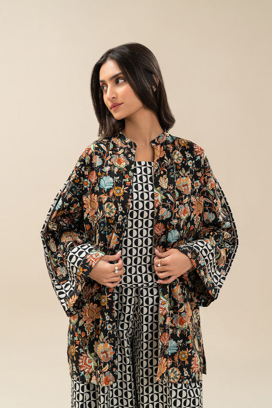 2 PIECE PRINTED CAMBRIC SUIT-JACOBEAN BLOOM (UNSTITCHED)