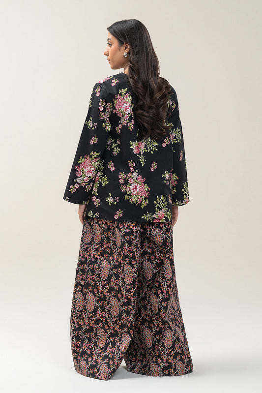 2 PIECE PRINTED CAMBRIC SUIT-MIDNIGHT ORCHID (UNSTITCHED)