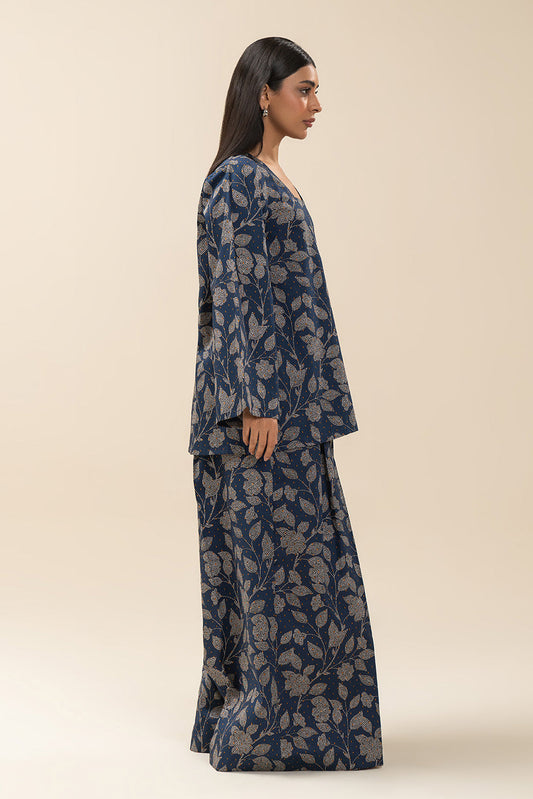 2 PIECE PRINTED CAMBRIC SUIT-FALL MIDNIGHTS (UNSTITCHED)