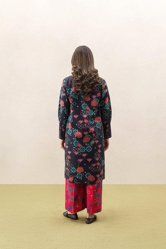2 PIECE PRINTED CAMBRIC SUIT (PRET)