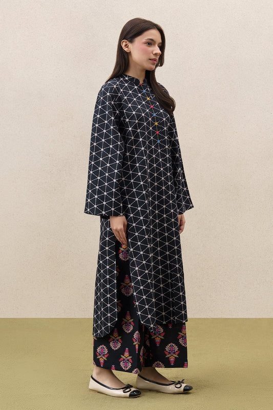2 PIECE PRINTED SLUB KHADDAR SUIT (PRET)