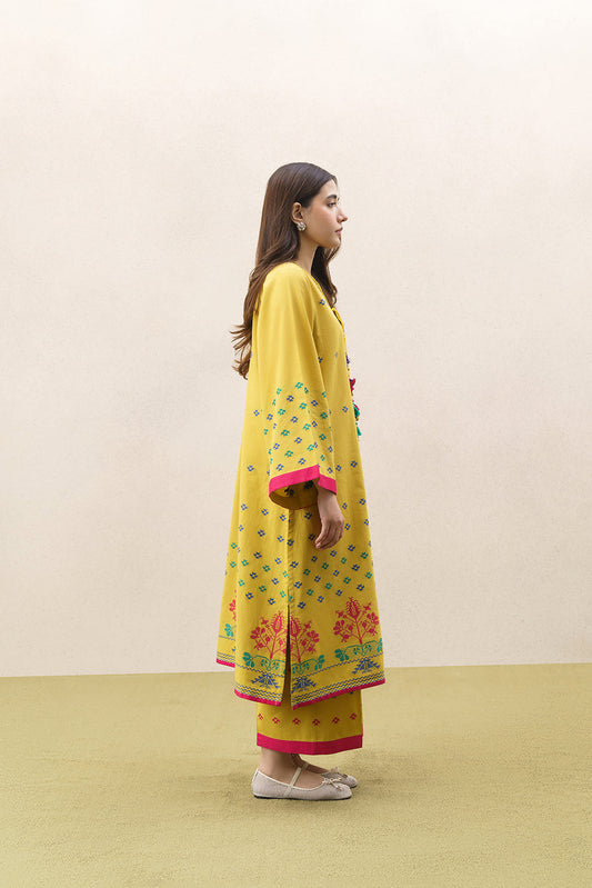 2 PIECE SOLID JACQUARD SUIT (PRET)