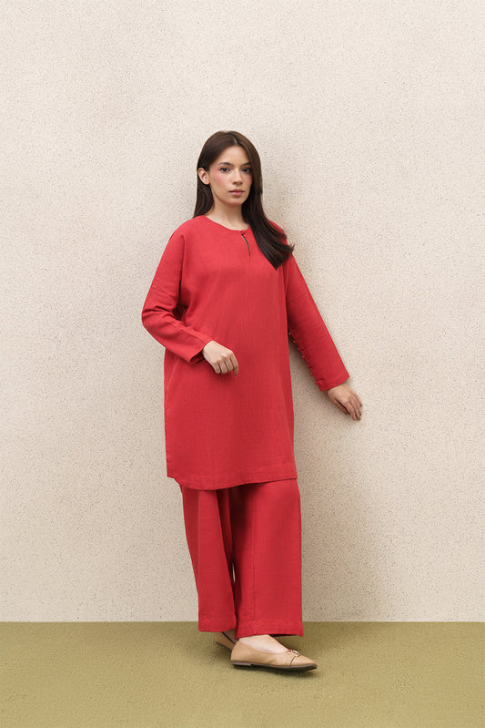 2 PIECE SOLID TWILL SUIT (PRET)