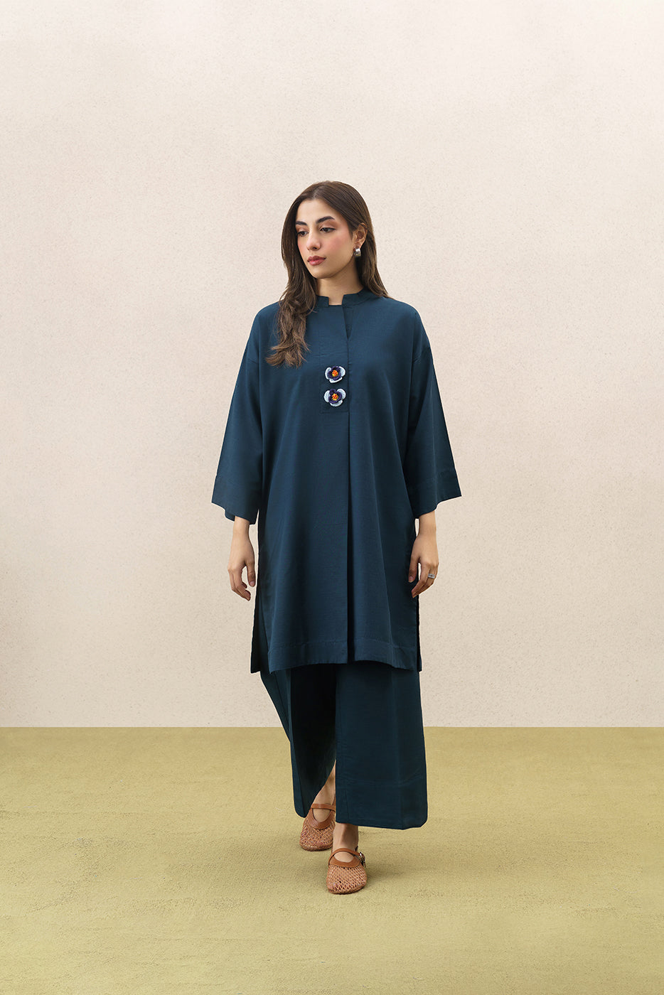 2 PIECE SOLID TWILL SUIT (PRET)