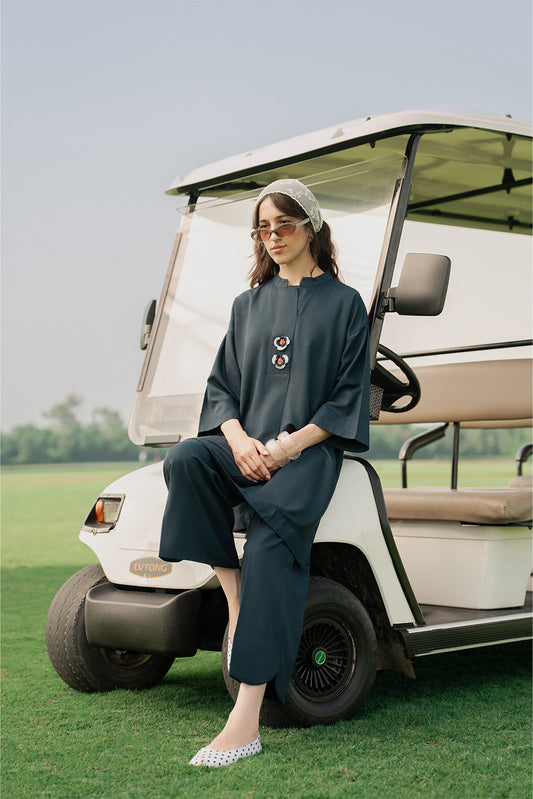 2 PIECE SOLID TWILL SUIT (PRET)