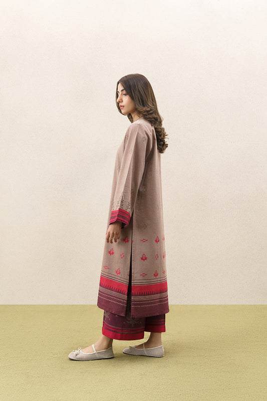 2 PIECE SOLID JACQUARD SUIT (PRET)