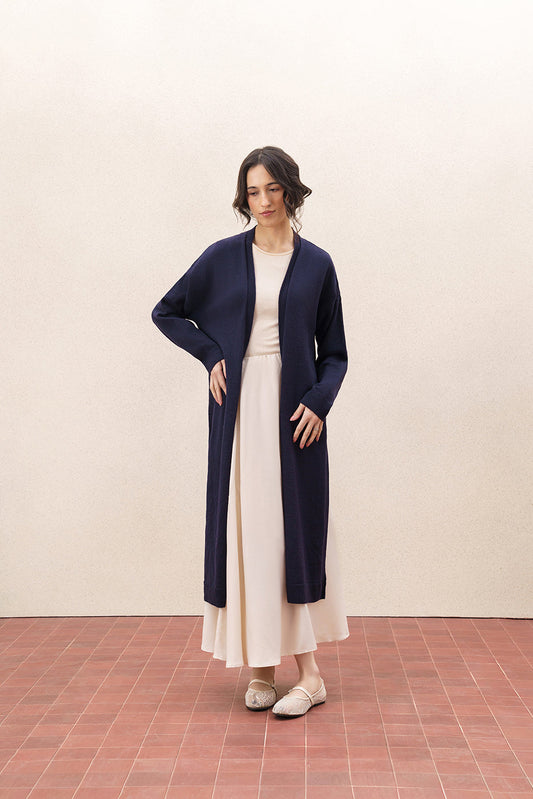 FINE KNIT LONG SHRUG
