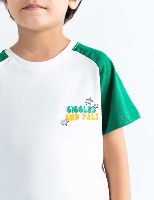GIGGLES AND PALS PRINTED T-SHIRT