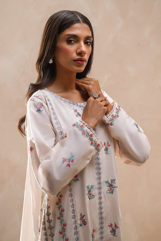 2 PIECE EMBROIDERED LAWN SUIT (LUXURY-PRET)