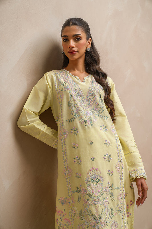 2 PIECE EMBROIDERED LAWN SUIT (LUXURY-PRET)