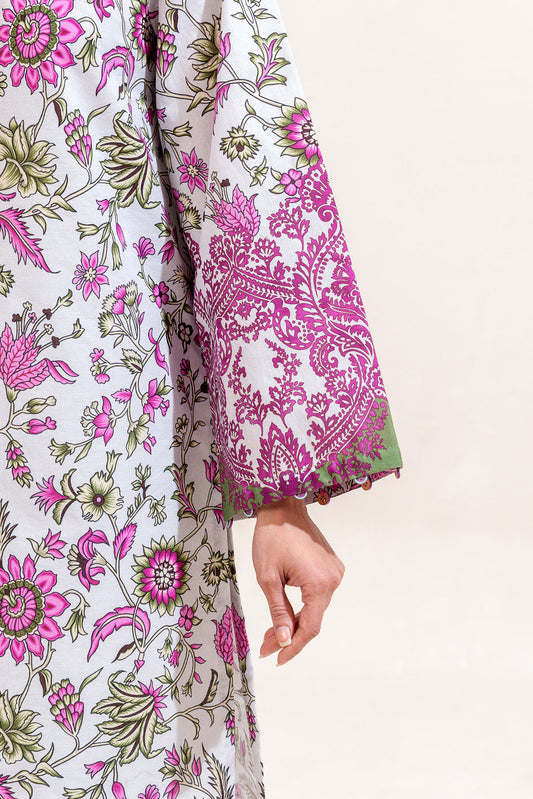 3 PIECE PRINTED LAWN SUIT-MYSTERY GARDEN (UNSTITCHED)