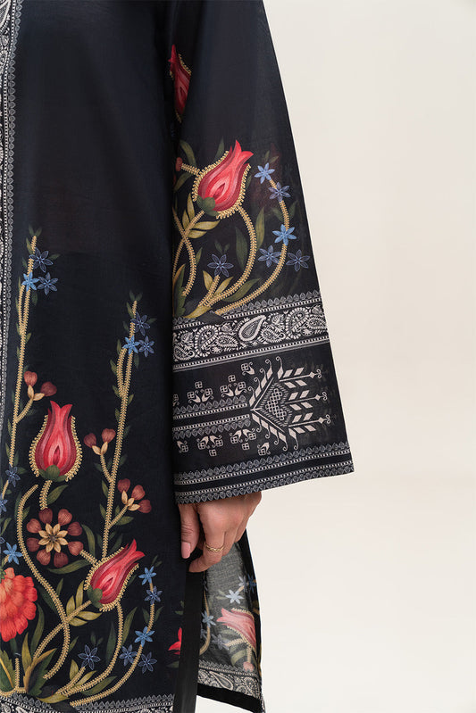 3 PIECE PRINTED LAWN LAWN SUIT-RAVEN FLORET (UNSTITCHED)