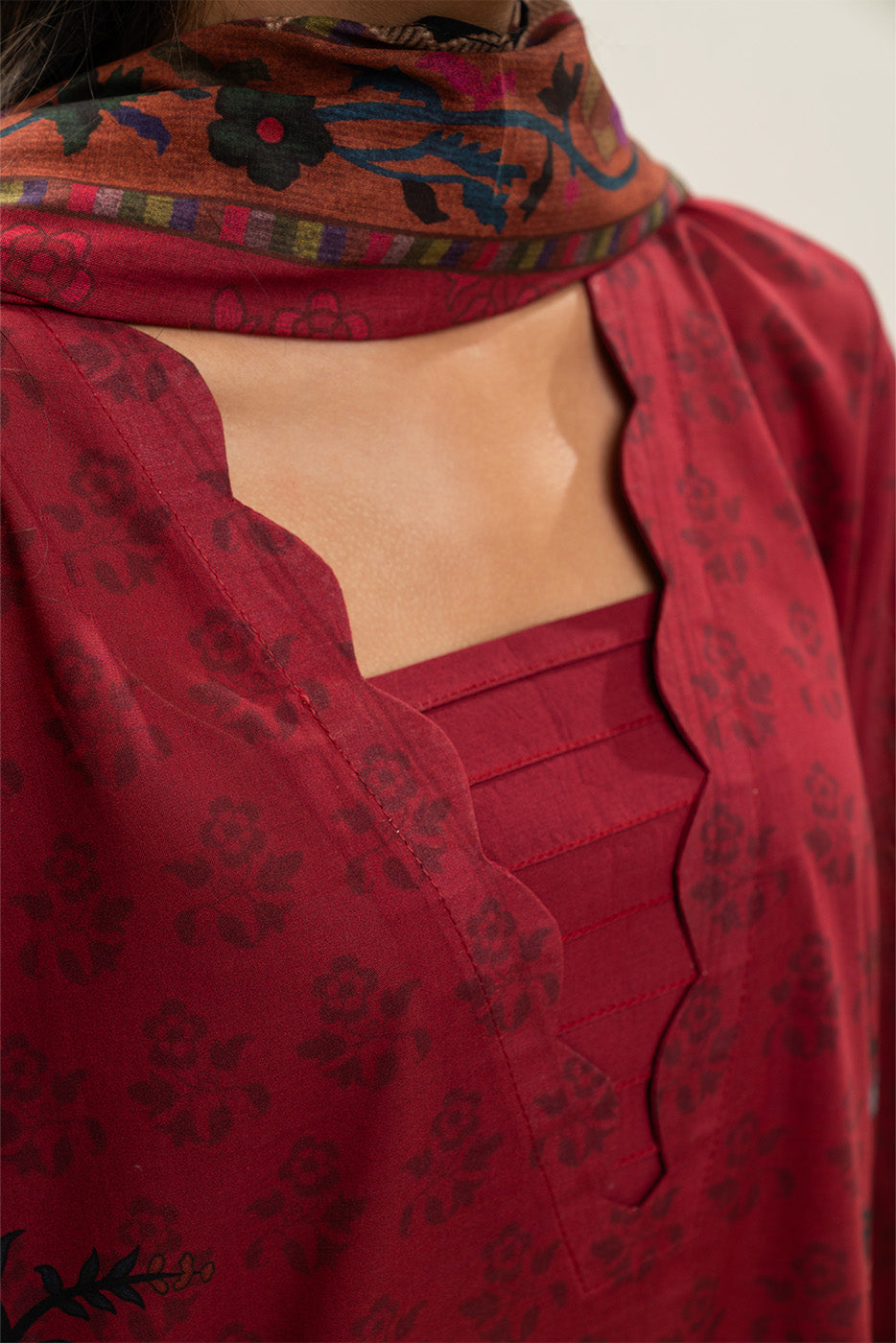 3 PIECE PRINTED LAWN SUIT-ETHNIC PAISLY (UNSTITCHED)