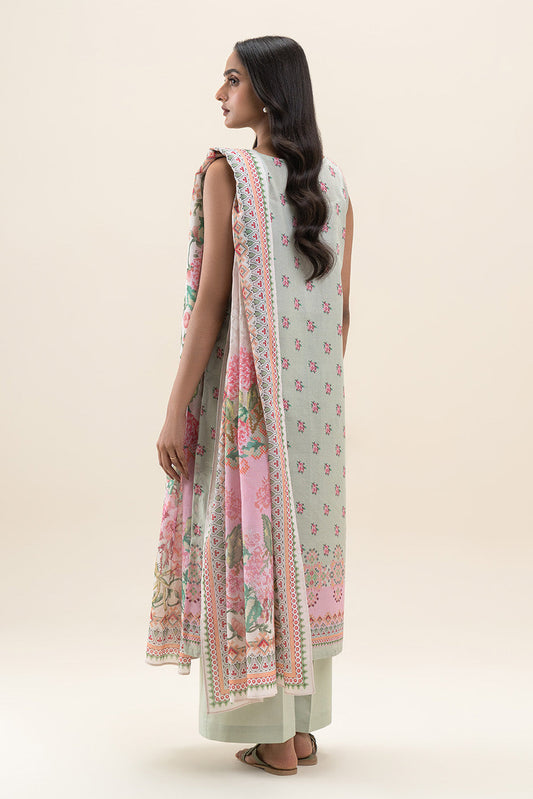 3 PIECE PRINTED LAWN SUIT-DREAM FLINT (UNSTITCHED)