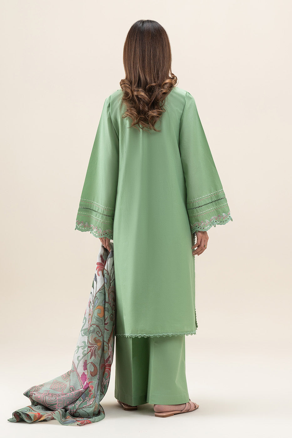 3 PIECE EMBROIDERED LAWN SUIT-FERN BLOOM (UNSTITCHED)