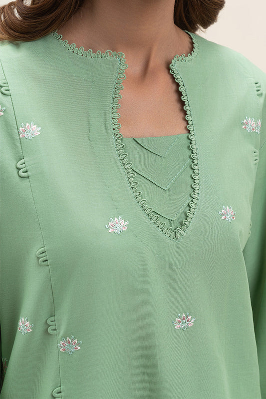 3 PIECE EMBROIDERED LAWN SUIT-FERN BLOOM (UNSTITCHED)