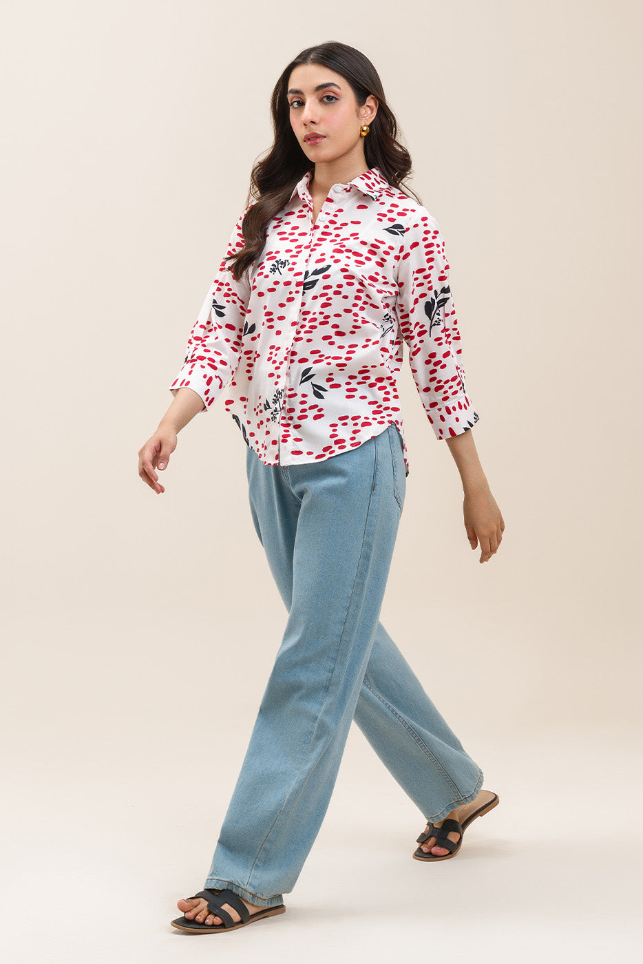 BUTTON-THROUGH SHIRT