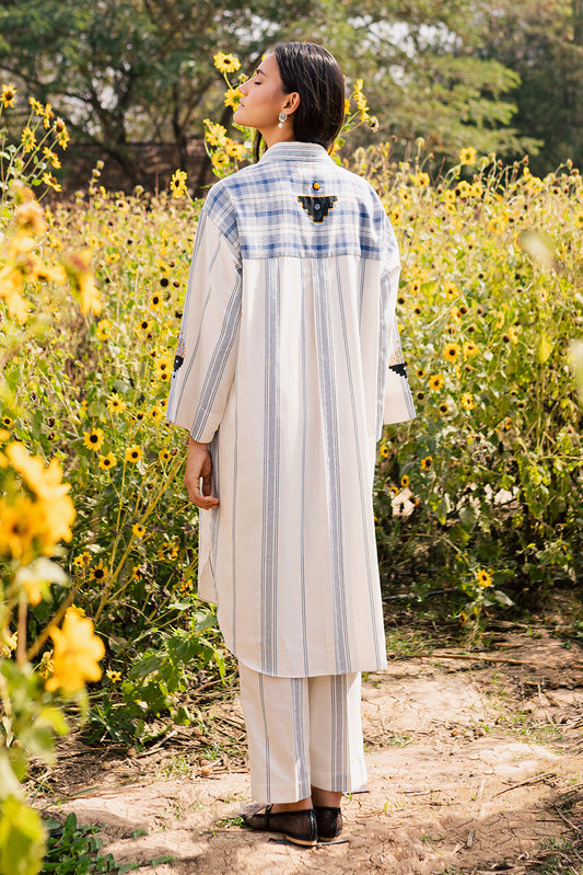 2 PIECE BASIC DOBBY SUIT (PRET)