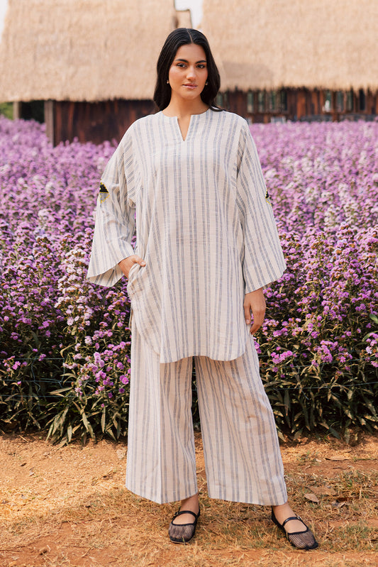 2 PIECE BASIC DOBBY SUIT (PRET)