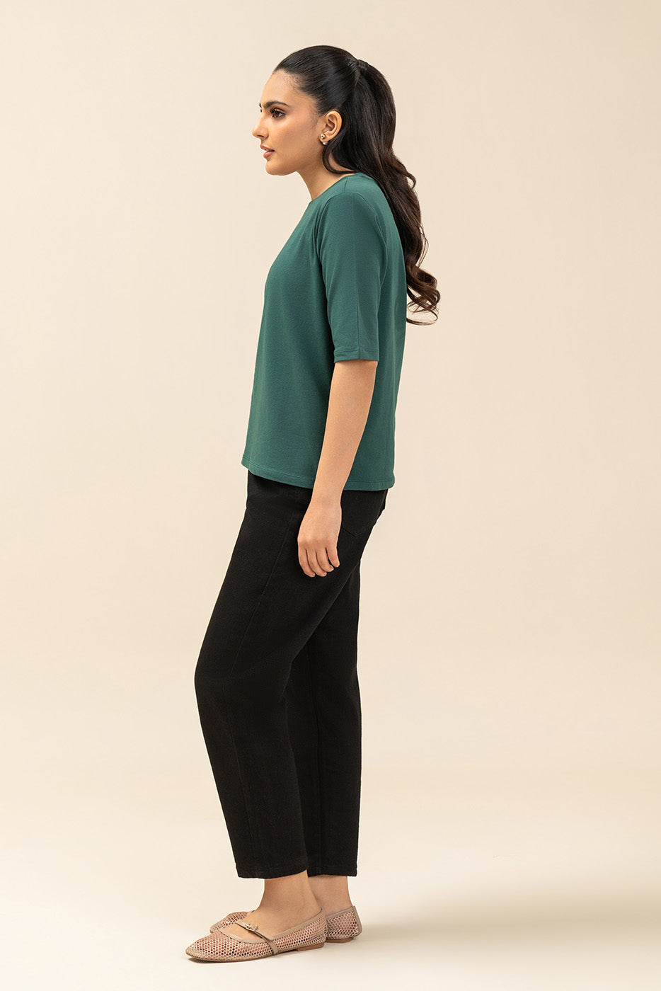 BASIC LYCRA JERSEY TOP (WESTERN)