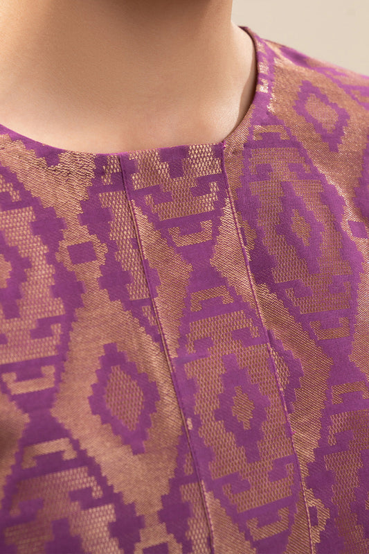 2 PIECE EMBROIDERED DANIER JACQUARD SUIT (PRET)