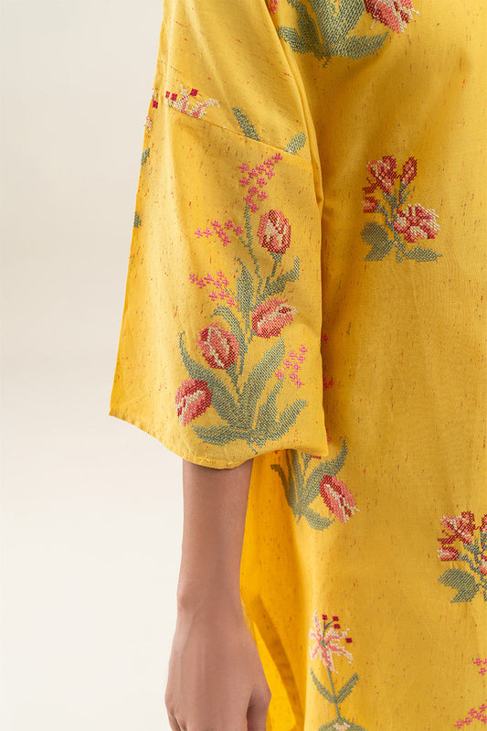 2 PIECE EMBROIDERED MULTI NEPS SUIT (PRET)