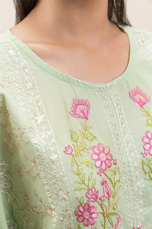 2 PIECE  EMBROIDERED MISSOURI SUIT (PRET)