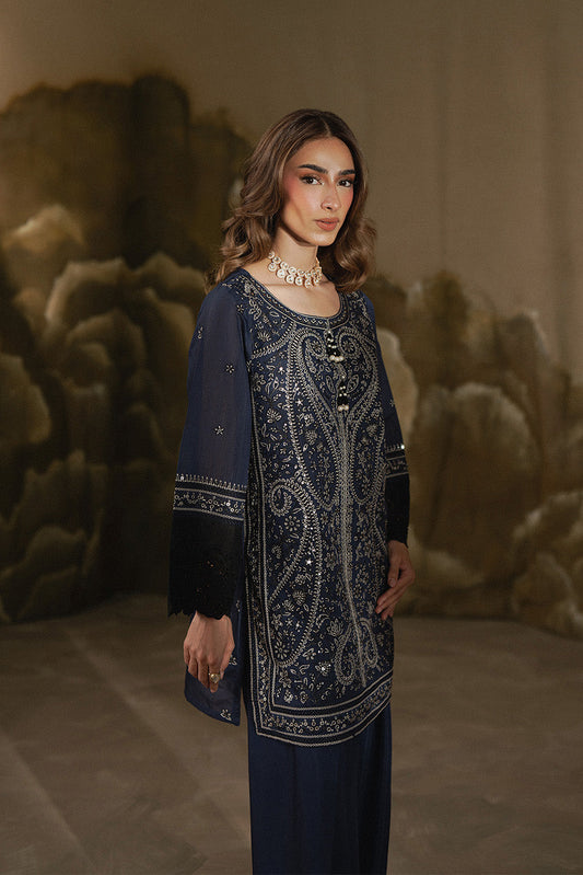 2 PIECE EMBROIDERED COTTON VISCOSE SUIT (LUXURY-PRET)