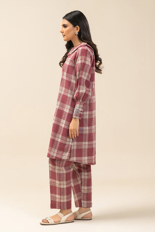 2 PIECE BASIC YARN DYED SUIT (PRET)