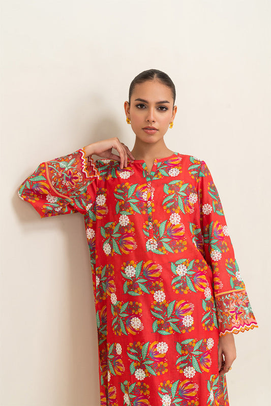 2 PIECE EMBROIDERED LAWN SUIT (PRET)