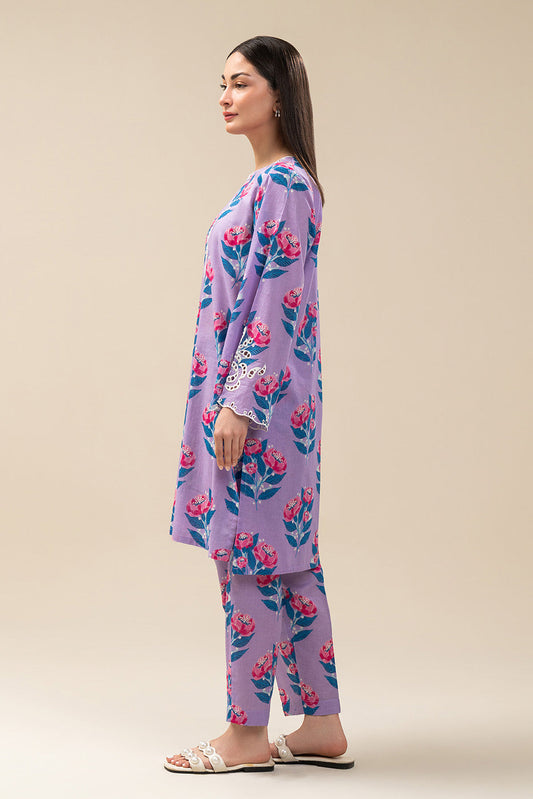 2 PIECE PRINTED LAWN SUIT (PRET)