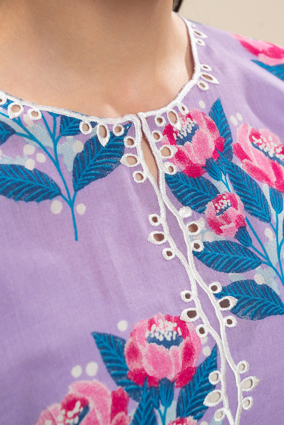 2 PIECE PRINTED LAWN SUIT (PRET)