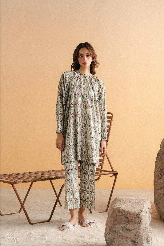 2 PIECE PRINTED LAWN SUIT (PRET)