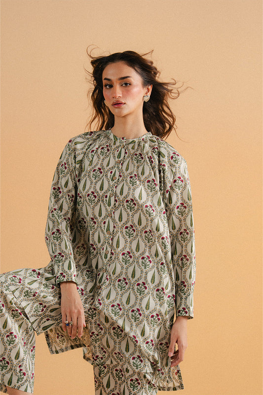 2 PIECE PRINTED LAWN SUIT (PRET)