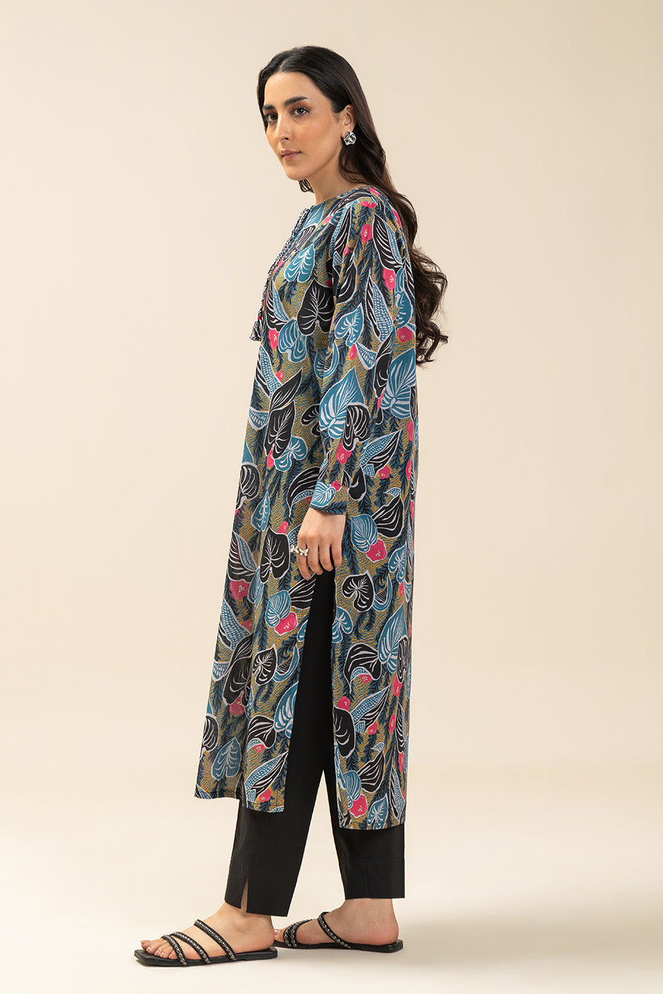 PRINTED LAWN SHIRT (PRET)